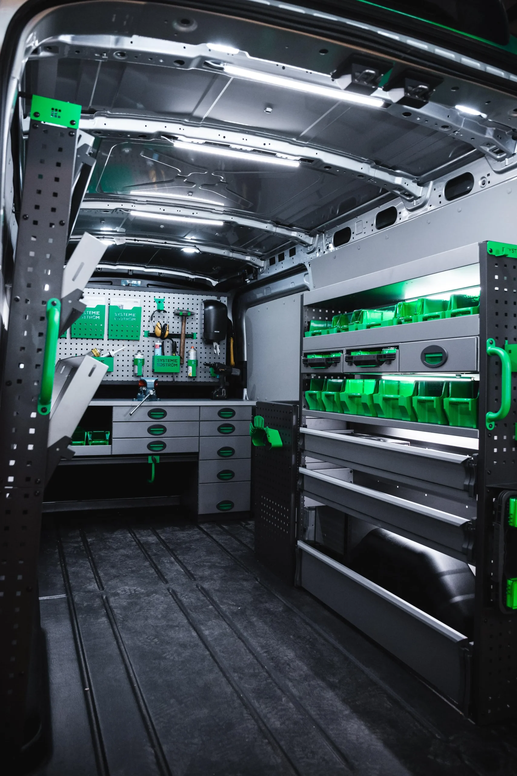Aménagement véhicule utilitaire System edstrom OP Concept74 aménagements utilitaires annecy
